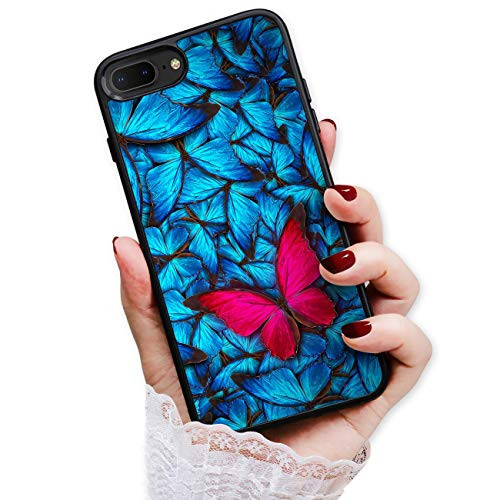 for iPhone 8, iPhone 7, iPhone SE 2 (2020), Art Design Soft Back Case Phone Cover, HOT12155 Butterfly