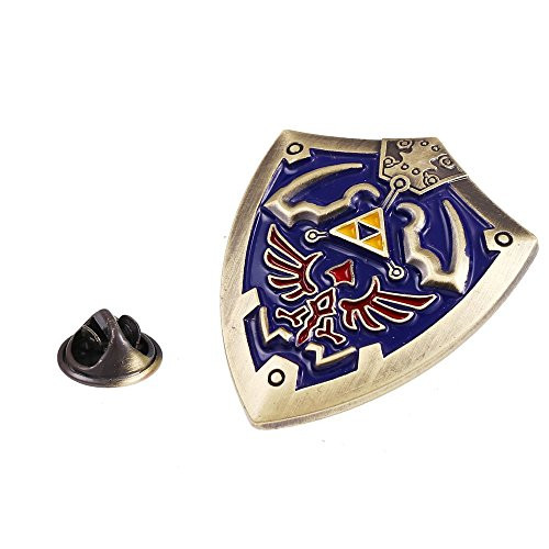 Zelda Pin - Hylian Shield Pin - Zelda Brooch - Hylian Shield Brooch