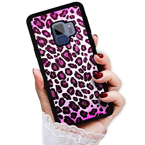 for Samsung S9, Galaxy S9, Art Design Soft Back Case Phone Cover, HOT12119 Purple Leopard