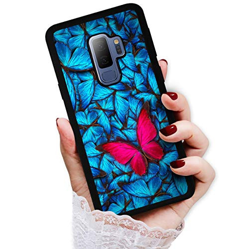 for Samsung S9+, Galaxy S9 Plus, Art Design Soft Back Case Phone Cover, HOT12155 Butterfly