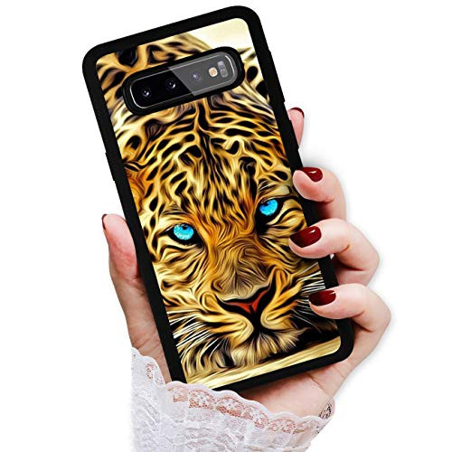 for Samsung S8, Galaxy S8, Art Design Soft Back Case Phone Cover, HOT12257 Blue Eye Leopard