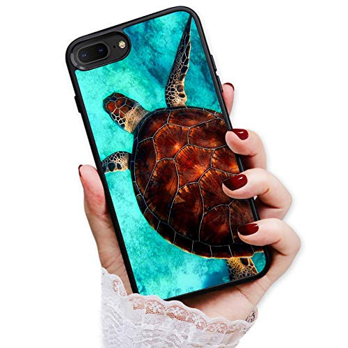 for iPhone 8, iPhone 7, iPhone SE 2 (2020), Art Design Soft Back Case Phone Cover, HOT12359 Sea Turtle 12359