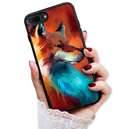 for iPhone 5, iPhone 5S, iPhone SE (2016), Art Design Soft Back Case Phone Cover, HOT12873 Fox Painting 12873