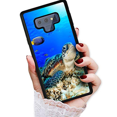 for Samsung Note 9, Galaxy Note 9, Art Design Soft Back Case Phone Cover, HOT12944 Swimming Turtle in Sea 12944