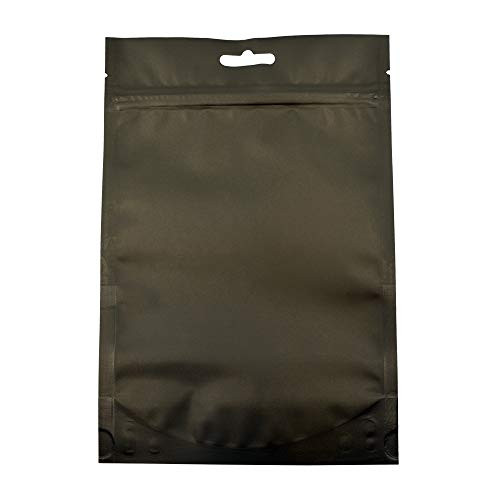 100-Pack of Stand Up BagsMatte Grey 6" x 9" (15.2 cm x 22.9 cm)