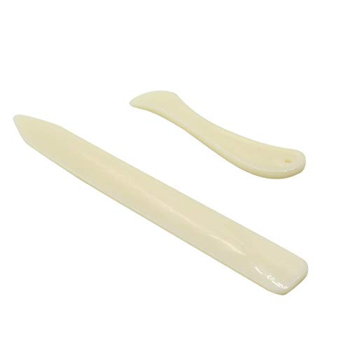 Treely 2 Sets Bone Folder Scoring Tool Paper Creaser Set for Paper Crafts, Bookbinding, Card Making & Office Supplies