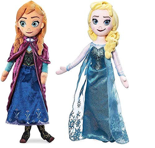 Anna & Elsa Plush Doll Pair Frozen Medium Anna & Elsa Plush Doll Pair Frozen Medium