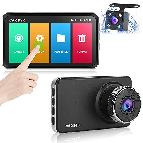 Dash Cam, WUBUMIM Dash Camera for Cars 1080P FHD 3.0 Inch LCD Car Camera Recorder Super Night Vision F1.4 Large Aperture 170° Wide Angle G-Sensor Parking Monitor Motion Detection Loop Recording
