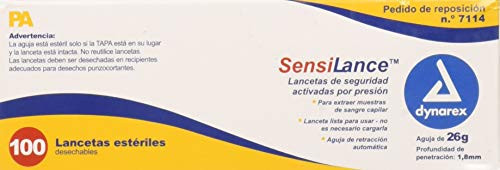 Pressure Activated Lancets 26g 1.8mm Yellow (bx/100), 4.625 Pound