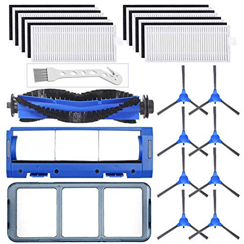 Replacement Parts Kit for Eufy RoboVac 11S, RoboVac 30, RoboVac 30C, RoboVac 15C, RoboVac 12, RoboVac 35C, Robotic Accessories ,8 Filters,8 Side Brushes,1 Main Brush,1 Pre Filter,1 Rolling Brush Guard
