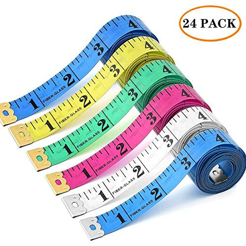 60 inches Double Scale Soft Tape Measure Flexible Measuring Tape Ruler Weight Loss Medical Body Measurement Sewing Tailor Dressmaker Cloth Ruler with Accurate Measurements(150cm/60inch) 60 inches Double Scale Soft Tape Measure Flexible Measuring Tape Ruler Weight Loss Medical Body Measurement Sewing Tailor Dressmaker Cloth Ruler with Accurate Measurements(150cm/60inch)