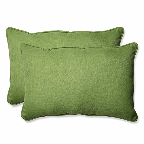 Pillow Perfect Outdoor/Indoor Rave Lawn Over-Sized Rectangular Throw Pillow (Set of 2)