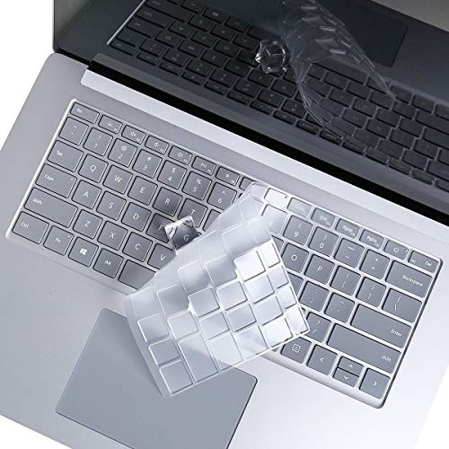 Ultra Thin Keyboard Cover for Microsoft Surface Laptop 3 2019 Release 13.5 Inch & 15 Inch Keyboard Skin Protector, Surface Laptop 3 Keyboard Cover, US Layout