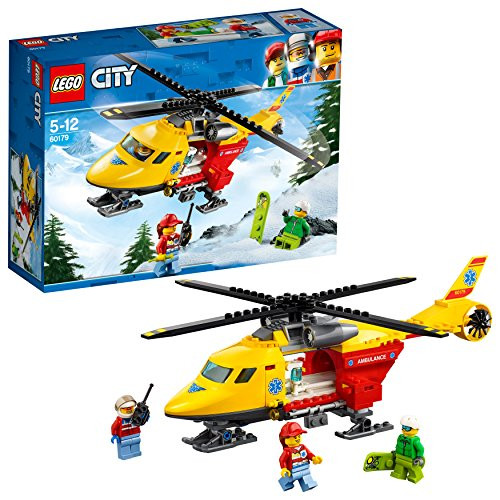 LEGO City Great Vehicles Ambulance Helicopter Toy, Build & Play Sets for Kids