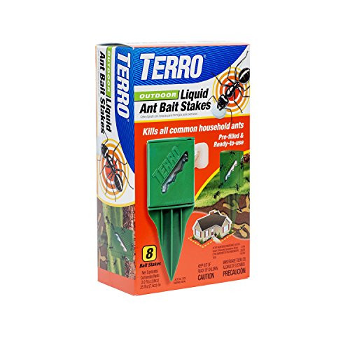 TERRO T1812 Outdoor Liquid Ant Killer Bait Stakes - 8 Traps TERRO T1812 Outdoor Liquid Ant Killer Bait Stakes - 8 Traps