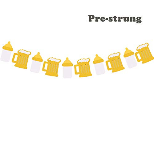 A Baby is Brewing Baby Shower Decorations Banner Gender Reveal Party Decoration Supplies Diaper Party Decor Baby Brewing Sign with Beer Mug & Baby Bottle Design A Baby is Brewing Baby Shower Decorations Banner Gender Reveal Party Decoration Supplies Diaper Party Decor Baby Brewing Sign with Beer Mug & Baby Bottle Design