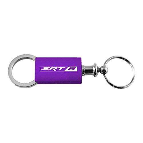 Dodge Charger Challenger Mangum SRT8 Purple Valet Key Fob Authentic Logo Key Chain Key Ring Keytag Lanyard