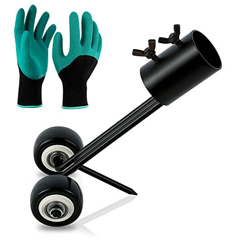 EtekStorm Weed Puller Stand Up Weeder Strong Metal Manual Weeds Hand Tool Crack and Crevice Weeding Tools Root Removal for Garden Backyard Driveways Sidewalk Weeding Attachment