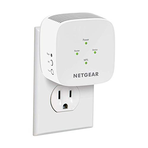NETGEAR WiFi Range Extender EX2800 - Coverage up to 1200 sq.ft. and 20 Devices with AC750 Dual Band Wireless Signal Booster & Repeater (up to 750Mbps Speed), and Compact Wall Plug Design (Renewed)