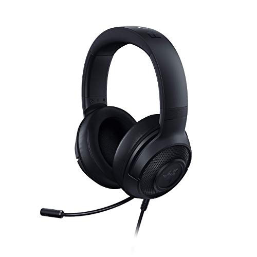 Razer Kraken X Ultralight Gaming Headset: 7.1 Surround Sound Capable - Lightweight Frame - Bendable Cardioid Microphone - For PC, Xbox, PS4, Nintendo Switch - Black (Renewed)