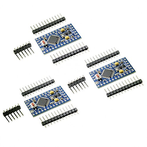 IZOKEE Redesign Pro Mini ATMEGA328P 3.3V 8MHz Replace ATmega128 Module Development Board Microcontroller for Arduino PRO Module (3X 3.3V 8MHz)