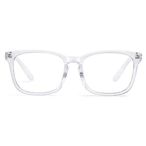 Square Blue Light Blocking Glasses for Women Anti Eye Strain Computer Reading Glasses Unisex Fashion Eyeglasses Frame