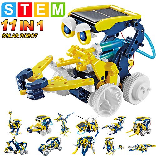 HOMOFY STEM Toys Solar Robot Kit 11-in 