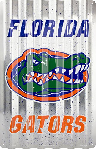 HangTime Florida Gators Corrugated Sign 12 x 18 Embossed