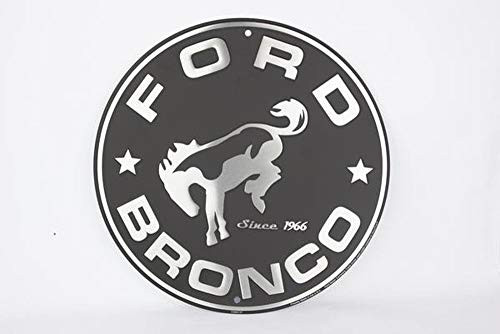 HangTime Ford Bronco 12 inch Round Nostalgia Sign