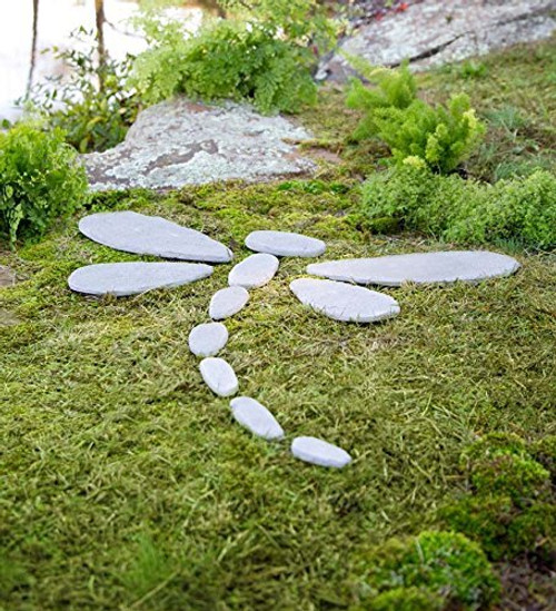 Plow & Hearth Decorative Stones Dragonfly Garden Accent