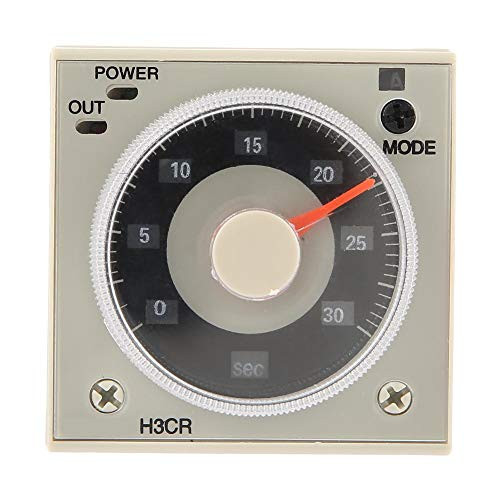 Delay Timer Relay, H3CR-A Delay Timer Relay 0.5S-300H Knob Control Time Relay 11-Pin 100-240VAC 100-125VDC