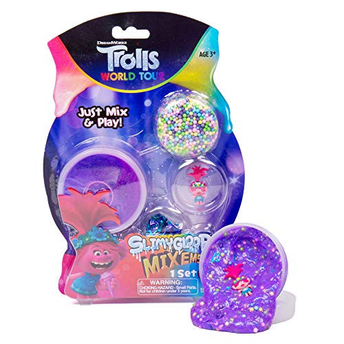 Trolls World Tour Slimygloop Mix'Ems by Horizon Group USA, Mix in Figurines, Sparkle, Confetti & More to Make Your Own Gooey, Slimy, Stretchy, Putty, Slime. Purple, Multi Trolls World Tour Slimygloop Mix'Ems by Horizon Group USA, Mix in Figurines, Sparkle, Confetti & More to Make Your Own Gooey, Slimy, Stretchy, Putty, Slime. Purple, Multi