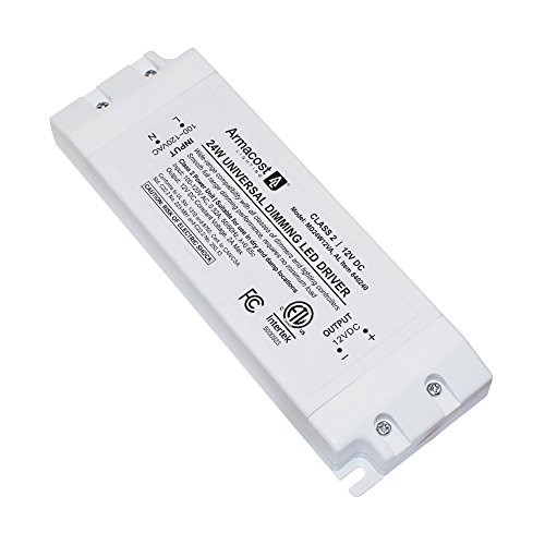 Armacost Lighting 840240 LED Power Supply Dimmable Driver, 24 Watt (Renewed)