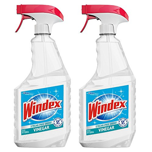 Windex Vinegar Glass Cleaner, 23 Fluid Ounces (Pack of 2)