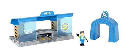 Brio Smart Railway Workshop Wooden Toy Train Set for Kids Ages 3 Years and Up - Made with European Beech Wood and Works with All Wooden Railway Sets Brio Smart Railway Workshop Wooden Toy Train Set for Kids Ages 3 Years and Up - Made with European Beech Wood and Works with All Wooden Railway Sets