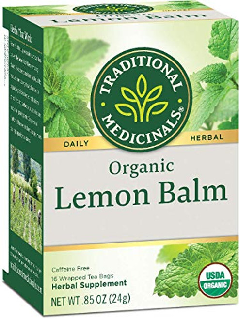 Traditional Medicinals Organic Teas Lemon Balm - 16 Tea Bags 3 pack Traditional Medicinals Organic Teas Lemon Balm - 16 Tea Bags 3 pack