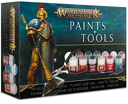 Warhammer Age of Sigmar Paints + Tools Set