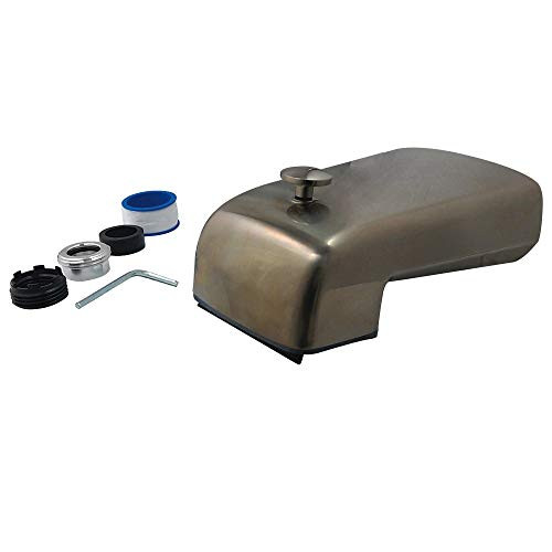 KINGSTON BRASS K1293A8 Universal Diverter Tub Spout, Brushed Nickel