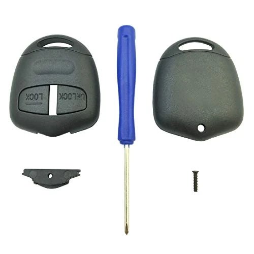 2 Buttons Fob for Mitsubishi Lancer EX Evolution Grandis Outlander Fob No Key Blade Car Remote Key Shell Case