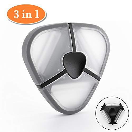 Peelers Set of 3 Blades Vegetable Potato Peeler Black Stainless Steel Veggie Fruit Julienne Peeler