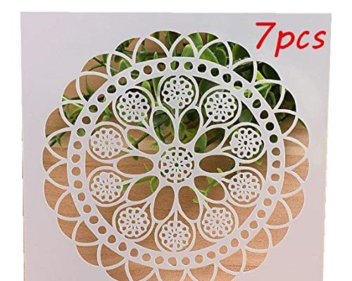 Stencils for Cake Decorating,Cookie Stencils for Baking Cake Bread,Plastic Templates for Painting Wall Scrapbooking