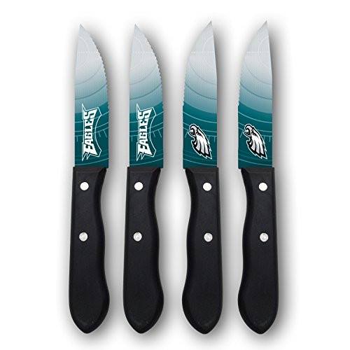 Sports Vault NFL Philadelphia Eagles Steak Knive Set Sports Vault NFL Philadelphia Eagles Steak Knive Set