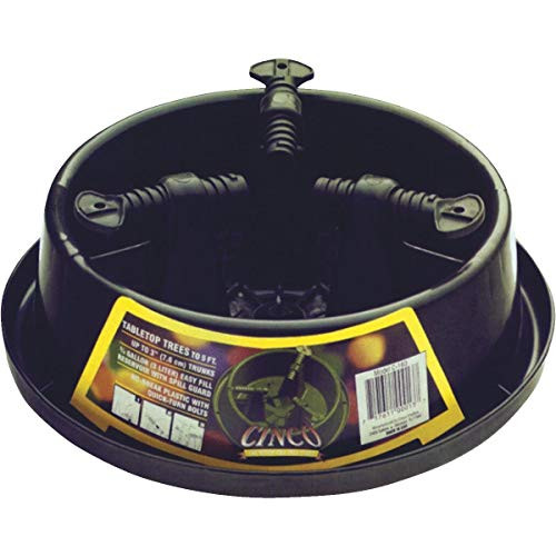 Good Tidings C163 Cinco Tabletop Christmas Tree Stand, Green