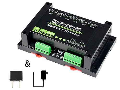 Industrial Modbus RTU 8-Channels Relay Module with RS485 Bus Modbus RTU Protocol Onboard Multi Isolation Protection Circuits(Power Isolation, ADI Magnetical Isolation,etc.) 5V Voltage