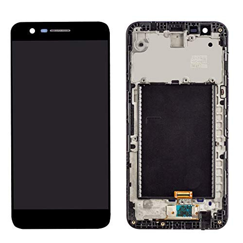 XQ LCD Display Touch Screen Digitizer Glass Assembly with Frame for LG K20 Plus K10 2017 Verizon VS501 T-Mobile TP260 MP260 Black Replacement