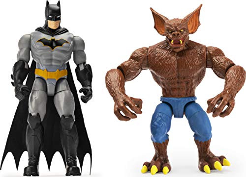 BATMAN, 4-Inch BATMAN and MAN-BAT Action Figures with 6 Mystery Accessories