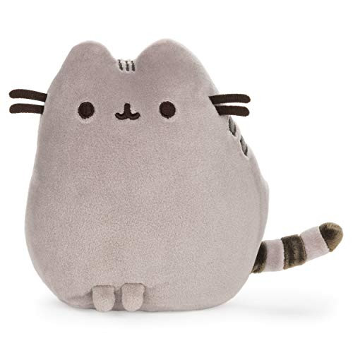 GUND Pusheen Squisheen Pet Pose Plush Stuffed Animal Cat, Gray, 6"