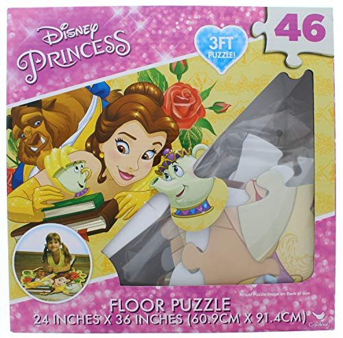 Disney Princess Beauty and The Beast Floor Puzzle 46 Pieces (24 Inches X 36 Inches)