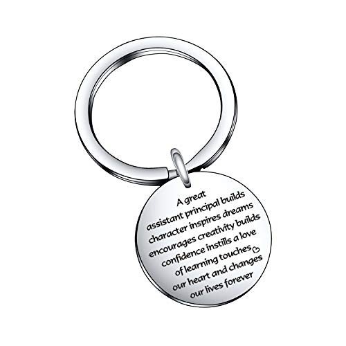 Assistant Principal Appreciation Gift Assistant Principal Retirement Gift Assistant Principal Goodbye Farewell Gift Assistant Principal Moving Away Gift School Assistant Principal Keychain