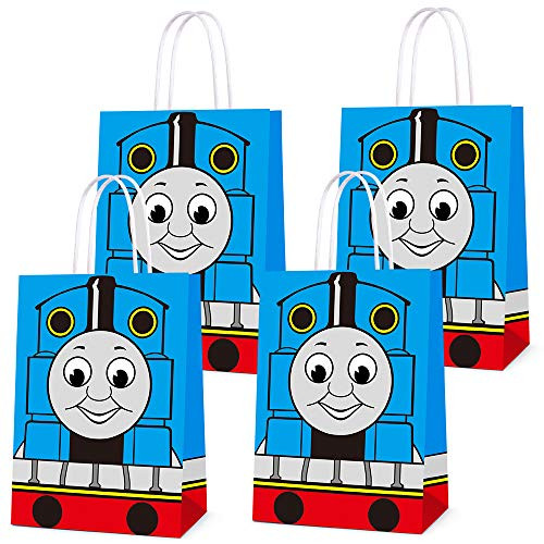 16 PCS Party Favor Bags for Train Birthday Party Supplies, Party Gift Goody Treat Candy Bags for Train Party Favors Decor Birthday Party Decor for Train Themed Birthday Decorations 16 PCS Party Favor Bags for Train Birthday Party Supplies, Party Gift Goody Treat Candy Bags for Train Party Favors Decor Birthday Party Decor for Train Themed Birthday Decorations